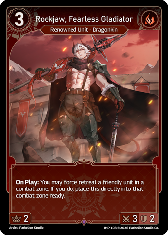 Rockjaw, Fearless Gladiator (IMP108) - Echoes of Astra