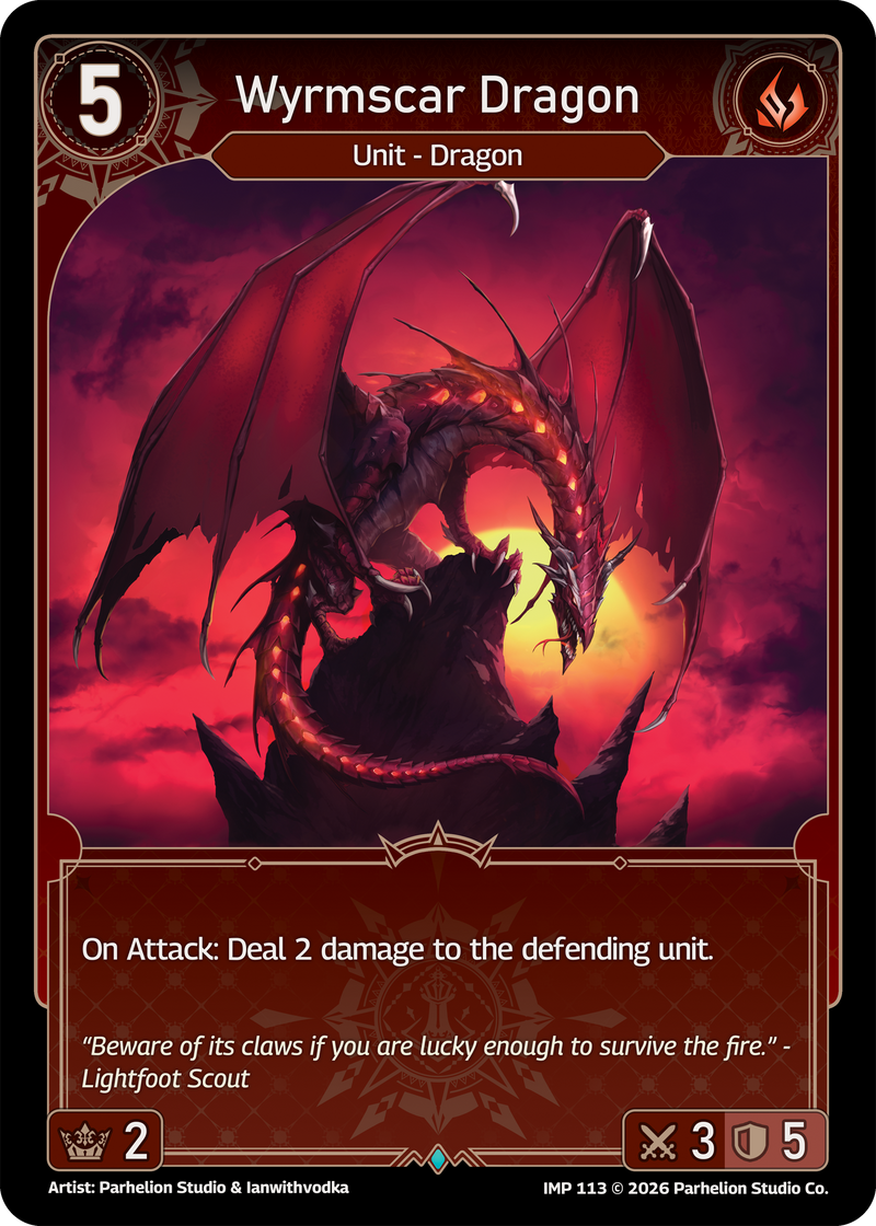 Wyrmscar Dragon (IMP113) - Echoes of Astra