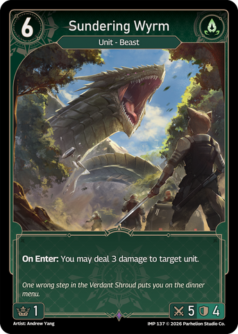 Sundering Wyrm (IMP137) - Echoes of Astra