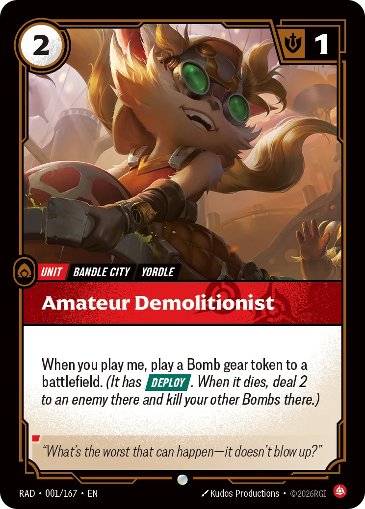 Amateur Demolitionist [RAD-001/167]