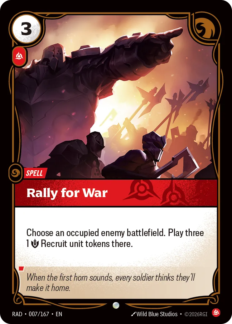 Rally for War [RAD-007/167]