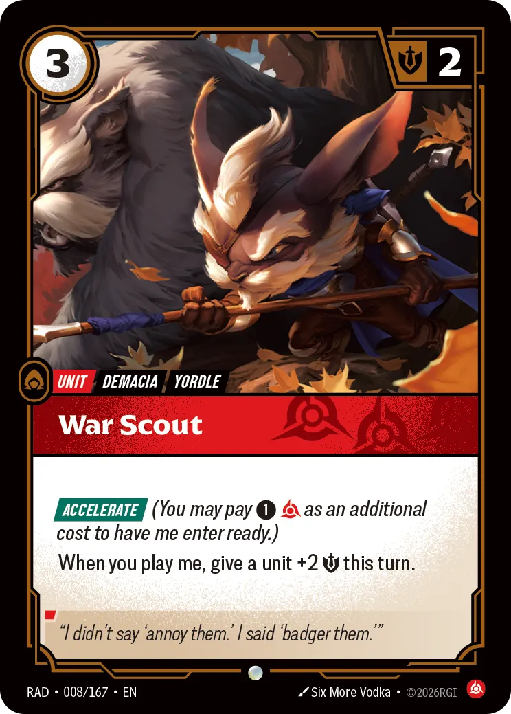 War Scout [RAD-008/167]