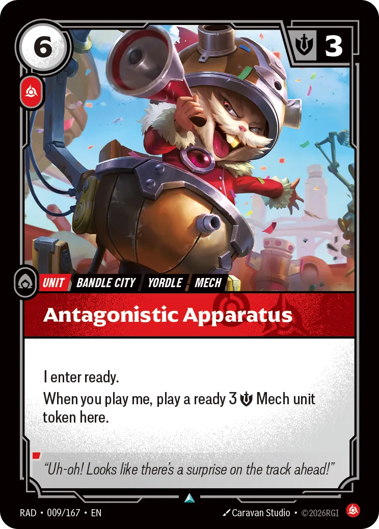 Antagonistic Apparatus [RAD-009/167]