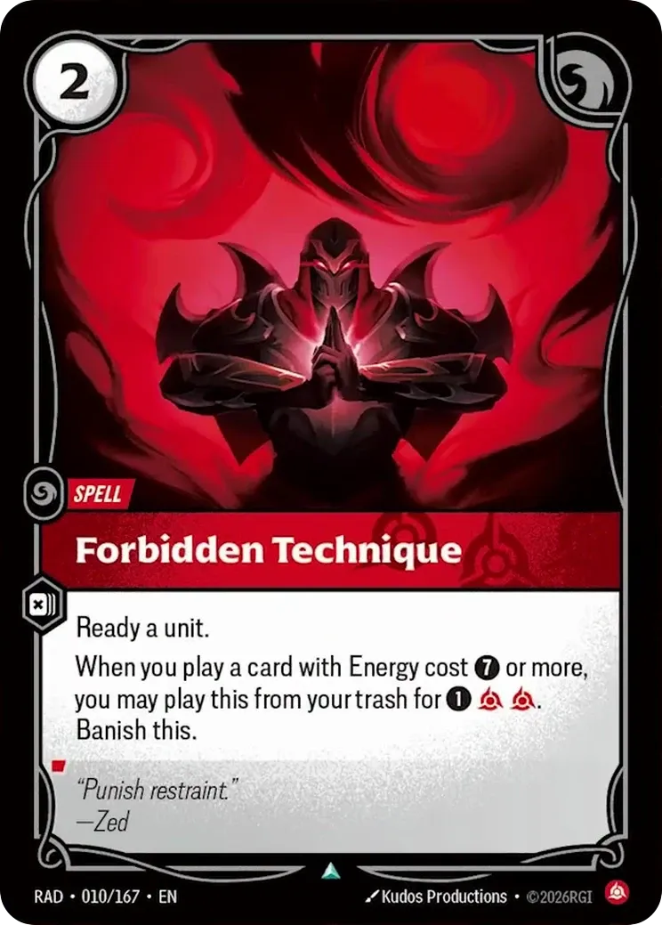 Forbidden Technique [RAD-010/167]