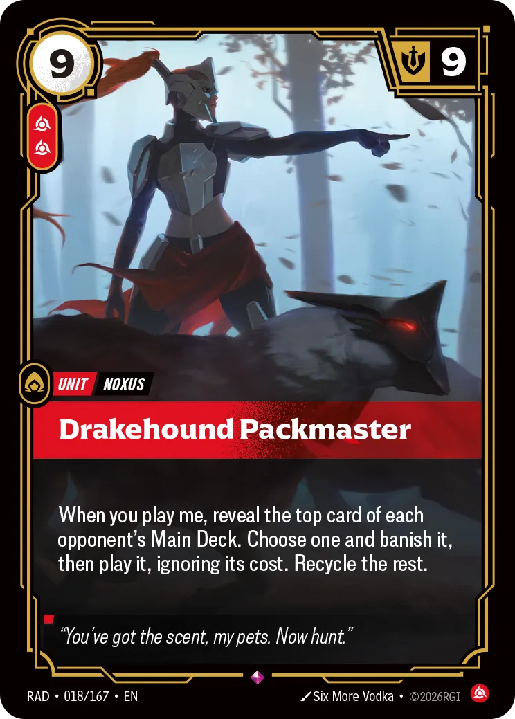 Drakehound Packmaster [RAD-018/167]