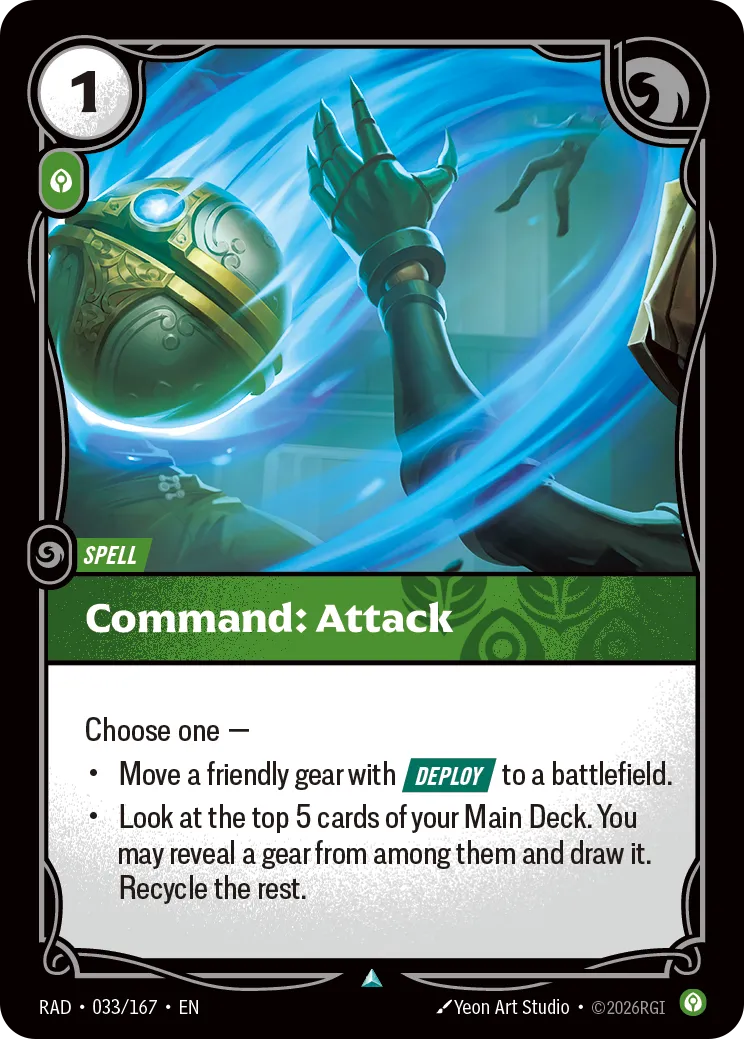 Command: Attack [RAD-033/167]