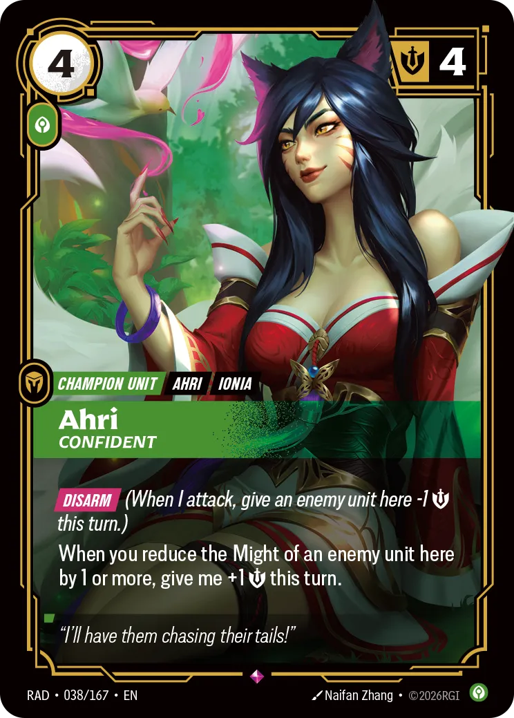 Ahri - Confident [RAD-038/167]