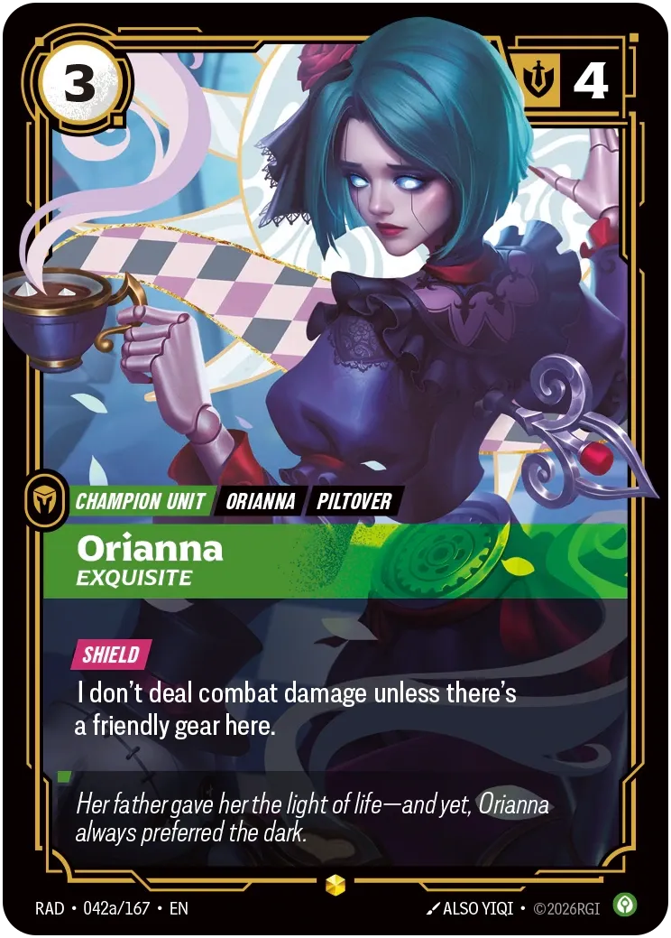 Orianna - Exquisite (Alternate Art) [RAD-042A/167]