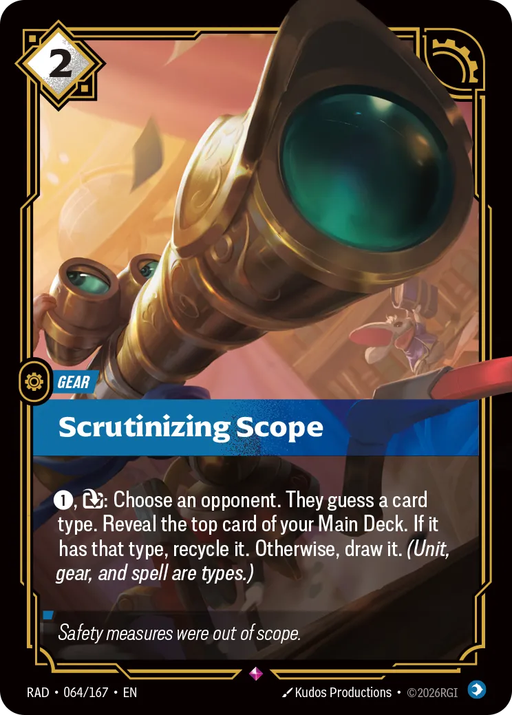 Scrutinizing Scope [RAD-064/167]