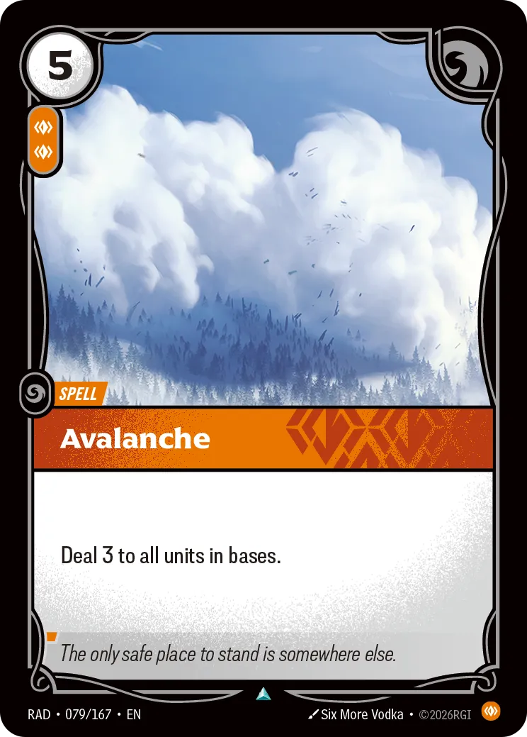 Avalanche [RAD-079/167]