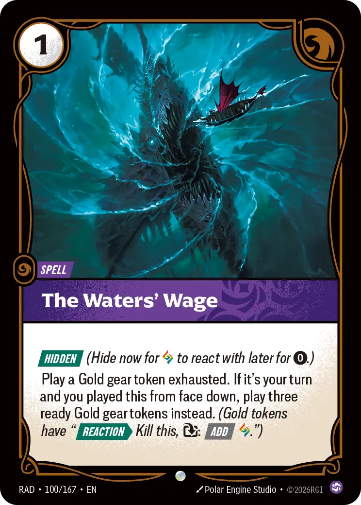 The Waters' Wage [RAD-100/167]