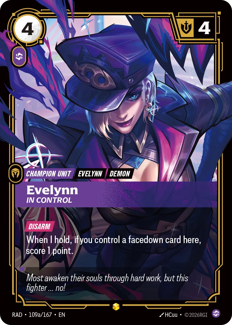 Evelynn - In Control (Alternate Art) [RAD-109A/167]