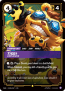 Ziggs - Explosive (Alternate Art) [RAD-112A/167]