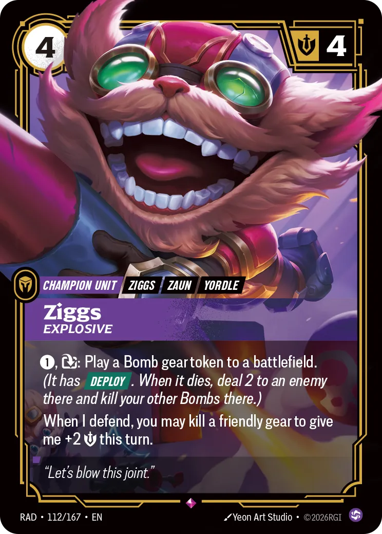 Ziggs - Explosive [RAD-112/167]