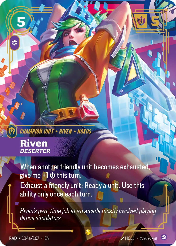 Riven - Deserter (Alternate Art) [RAD-114A/167]
