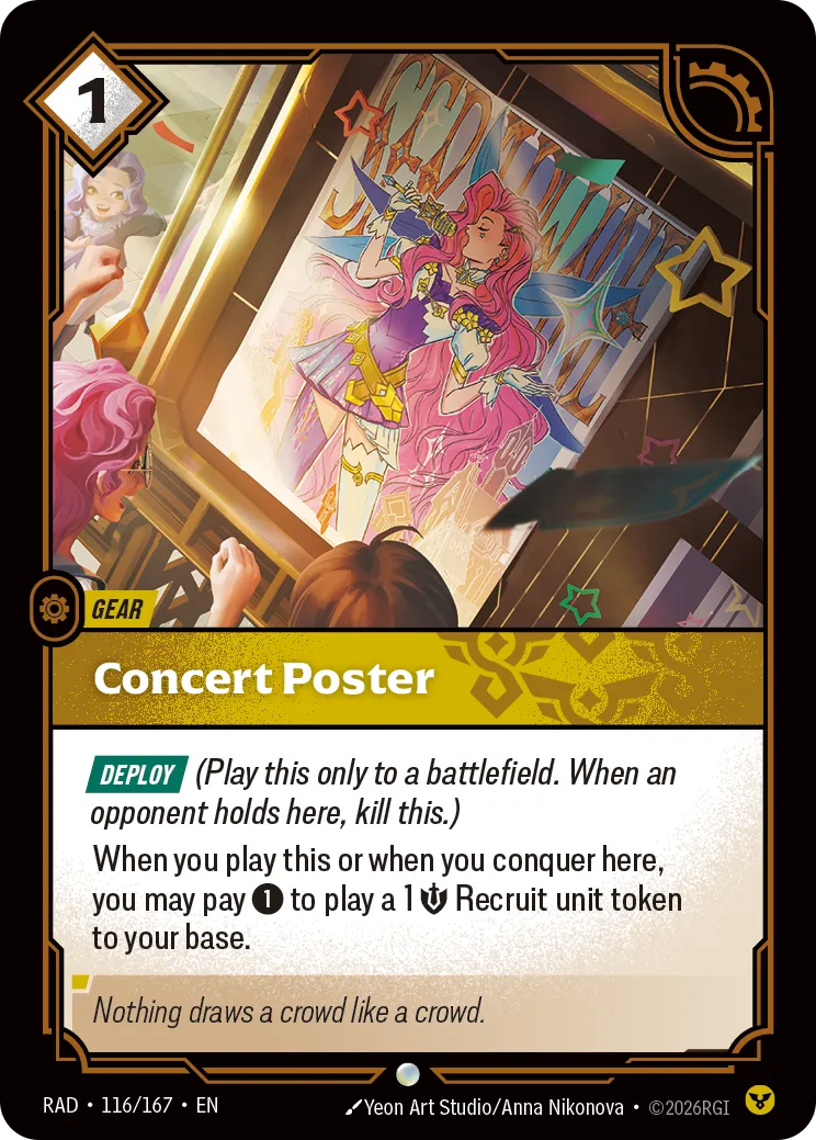 Concert Poster [RAD-116/167]