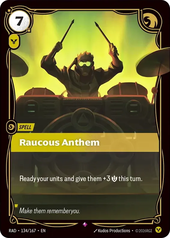 Raucous Anthem [RAD-134/167]