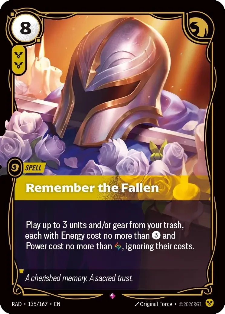 Remember the Fallen [RAD-135/167]