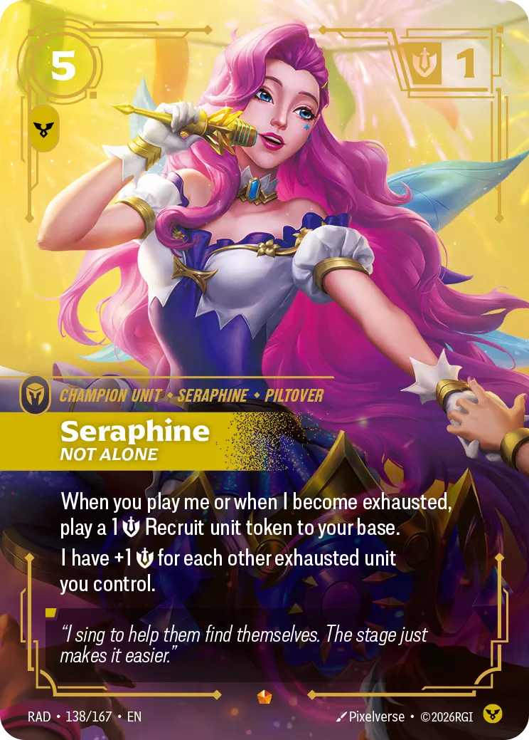 Seraphine - Not Alone [RAD-138/167]
