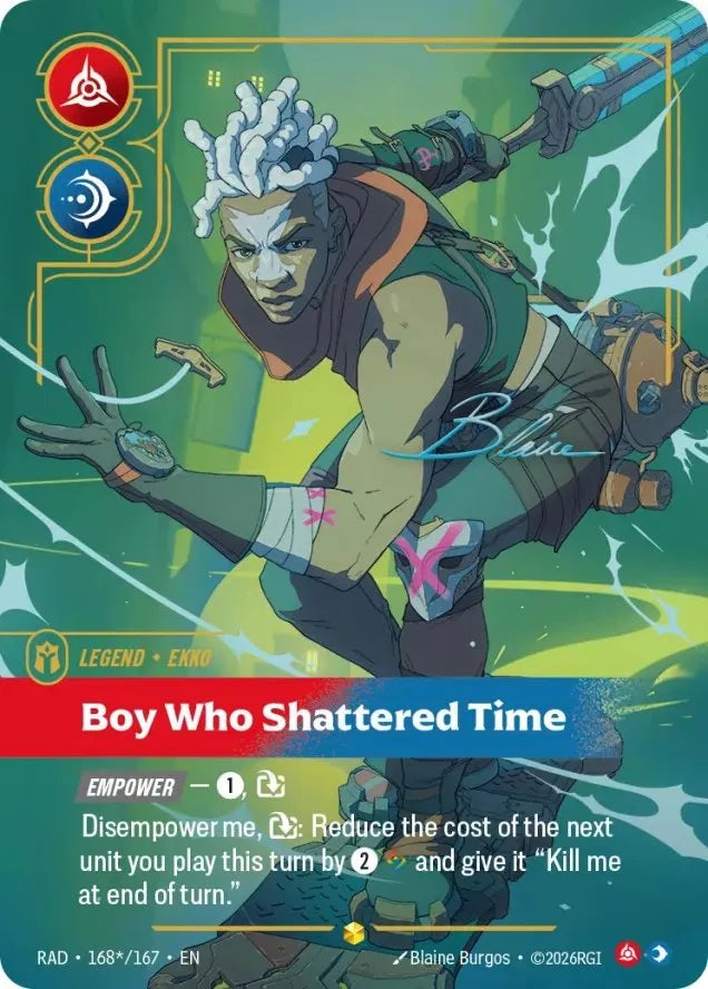 Ekko - Boy Who Shattered Time (Overnumbered) [RAD-168*/167]