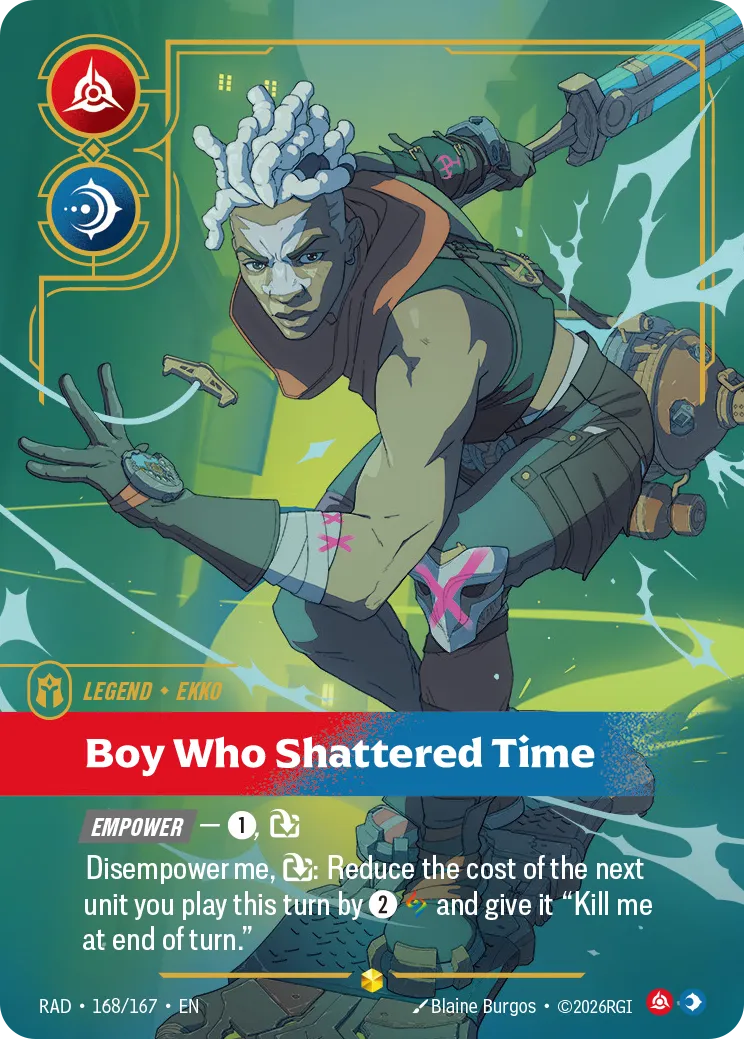 Ekko - Boy Who Shattered Time (Overnumbered) [RAD-168/167]