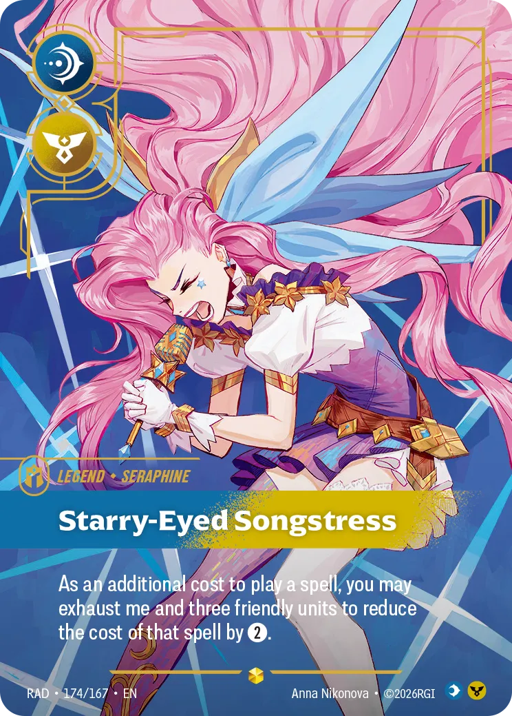 Seraphine - Starry-Eyed Songstress (Overnumbered) [RAD-174/167]