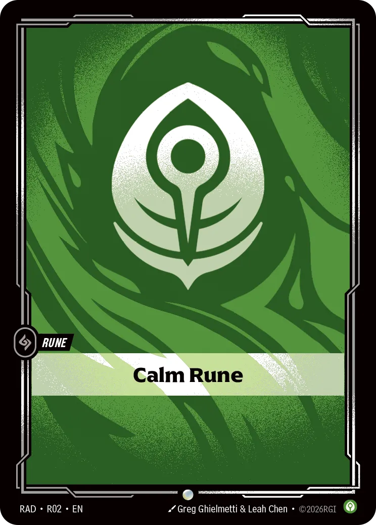 Calm Rune [RAD-R02]