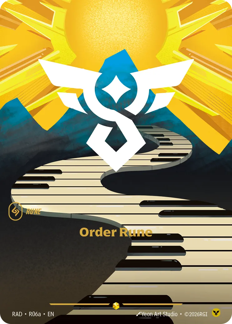Order Rune (Alternate Art) [RAD-R06A]