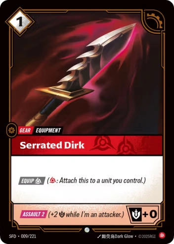 Serrated Dirk [SFD-009/221] CN