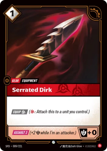 Serrated Dirk [SFD-009/221]