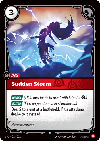 Sudden Storm [SFD-017/221]