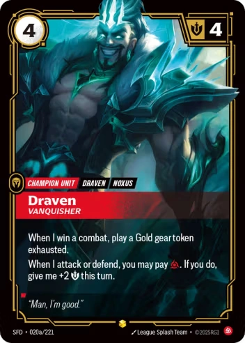 [Chinese] Draven, Vanquisher [SFD-020A/221]