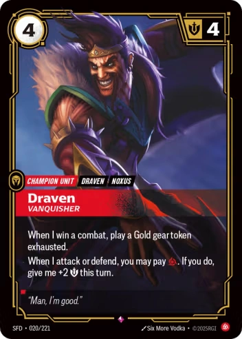 Draven, Vanquisher [SFD-020/221]