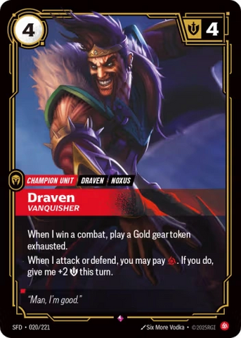 Draven, Vanquisher [SFD-020/221]