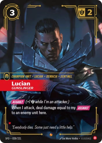 Lucian, Gunslinger [SFD-028/221] CN