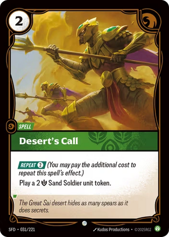 Desert's Call [SFD-031/221] CN
