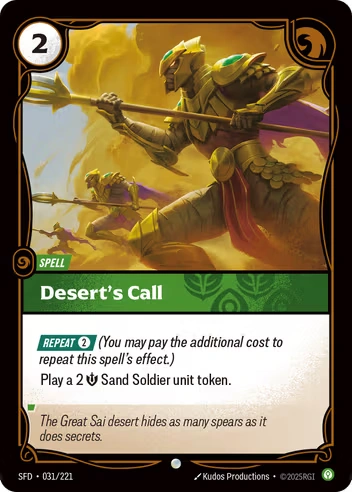 Desert's Call [SFD-031/221]