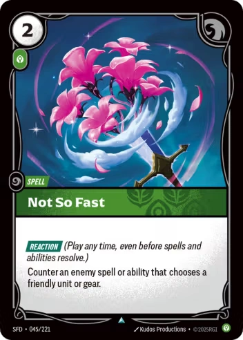 Not So Fast [SFD-045/221]
