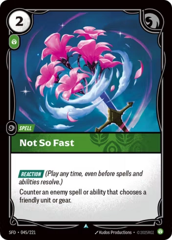 Not So Fast [SFD-045/221]