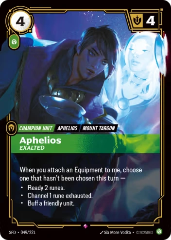 Aphelios, Exalted [SFD-049/221]