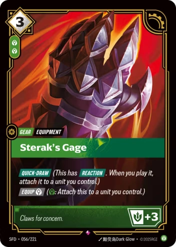Sterak's Gage [SFD-056/221] CN