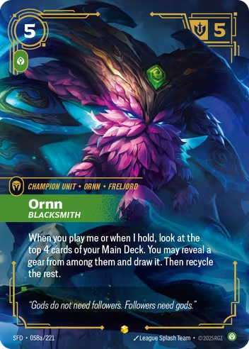 [Chinese] Ornn, Blacksmith [SFD-058A/221]