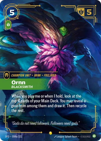 [Chinese] Ornn, Blacksmith [SFD-058A/221]