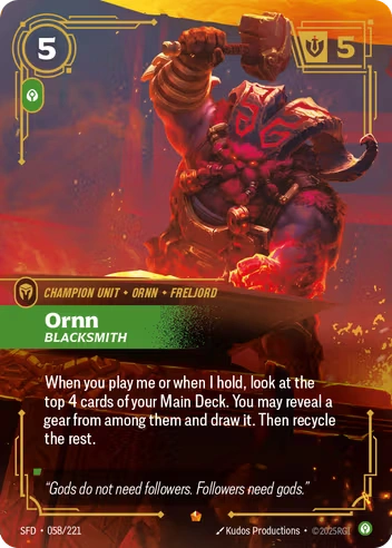 Ornn, Blacksmith [SFD-058/221] CN