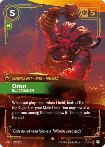 Ornn, Blacksmith [SFD-058/221] CN