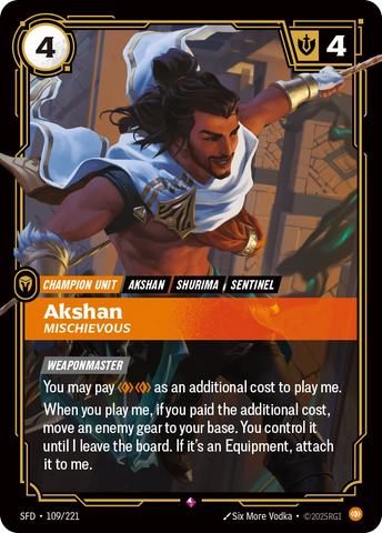 Akshan, Mischievous [SFD-109/221] CN