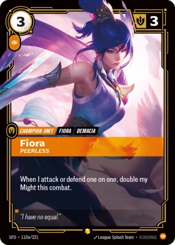 [Chinese] Fiora, Peerless [SFD-110A/221]
