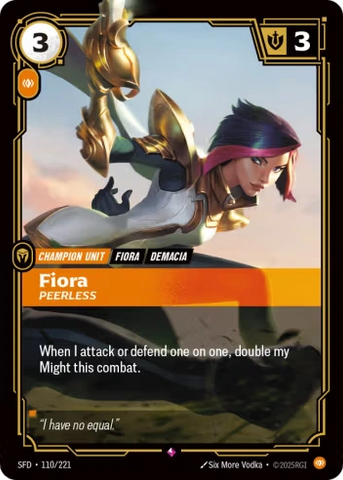 Fiora, Peerless [SFD-110/221]
