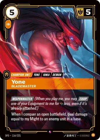 Yone, Blademaster [SFD-116/221]