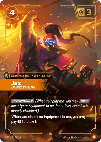Jax, Unrelenting [SFD-119/221]